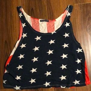 Brandy Melville stars and strips tank top